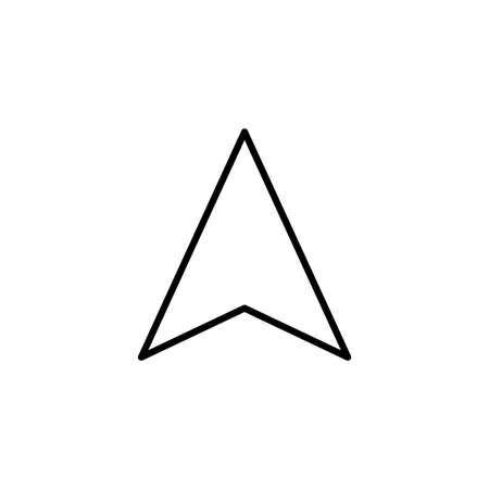 Compass icon vector for web and mobile app. arrow compass icon sign and symbolのイラスト素材