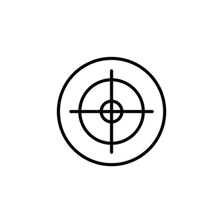 Target icon for web and mobile app. goal icon vector. target marketing sign and symbolのイラスト素材