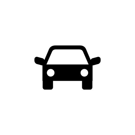 Car icon vector for web and mobile app. car sign and symbol. small sedanのイラスト素材