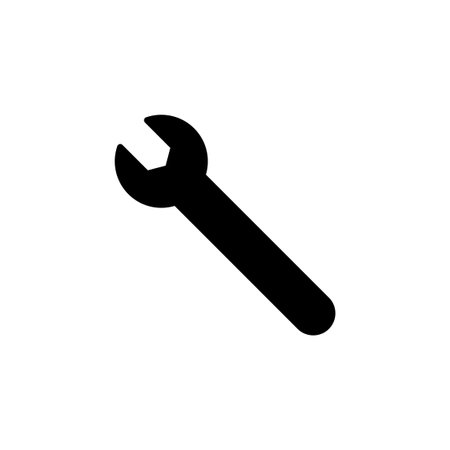 Wrench icon vector for web and mobile app. repair icon. tools sign and symbolのイラスト素材
