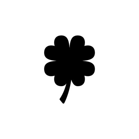Clover icon vector for web and mobile app. clover sign and symbol. four leaf clover icon.のイラスト素材