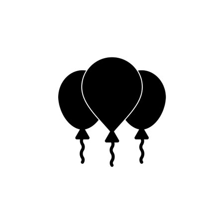 Balloon icon vector for web and mobile app. Party balloon sign and symbolのイラスト素材
