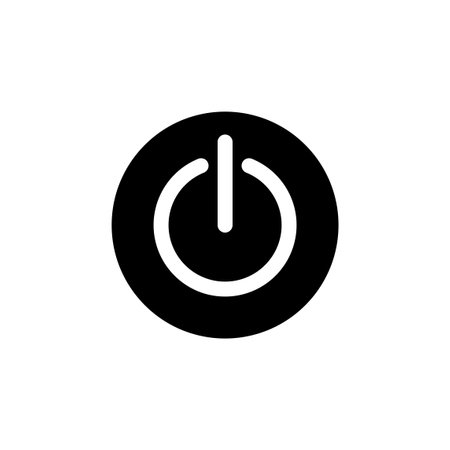 Power icon vector for web and mobile app. Power Switch sign and symbol. Electric power