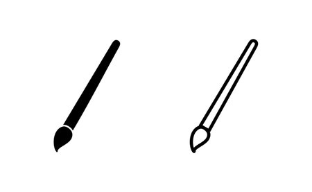Paint icon vector for web and mobile app. paint brush sign and symbol. paint roller icon vectorのイラスト素材