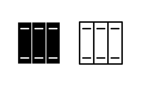 Library icon vector for web and mobile app. education sign and symbolのイラスト素材