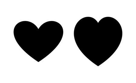 Love icon vector for web and mobile app. Heart sign and symbol. Like icon vector.のイラスト素材