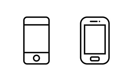 Phone icon vector for web and mobile app. Call sign and symbol. telephone symbolのイラスト素材