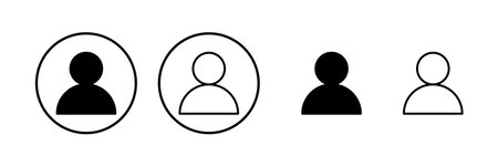 User Icon vector illustration. person sign and symbol. people icon.のイラスト素材