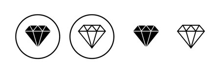 Diamond icon vector illustration. diamond gems sign and symbolのイラスト素材