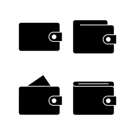 Wallet icon vector for web and mobile app. wallet sign and symbolのイラスト素材