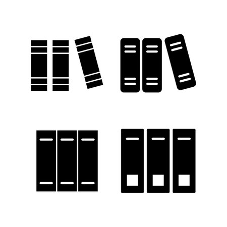 Library icon vector for web and mobile app. education sign and symbolのイラスト素材