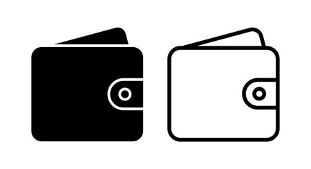 Wallet icon vector illustration. wallet sign and symbolのイラスト素材