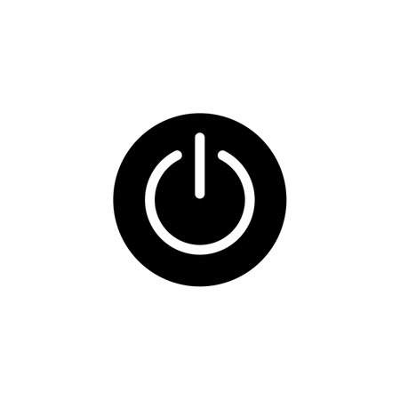 Power icon vector illustration. Power Switch sign and symbol. Electric power