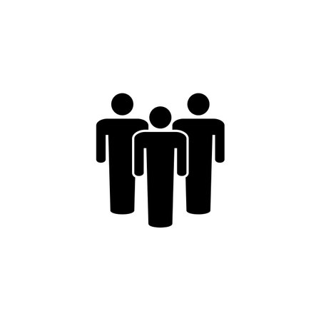 People icon vector illustration. person sign and symbol. User Icon vectorのイラスト素材