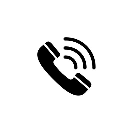 Call icon vector illustration. telephone sign and symbol. phone icon. contact usのイラスト素材
