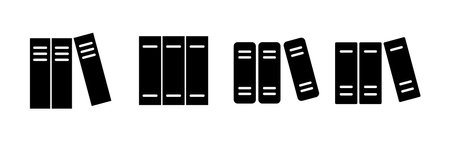 Library icon vector for web and mobile app. education sign and symbolのイラスト素材