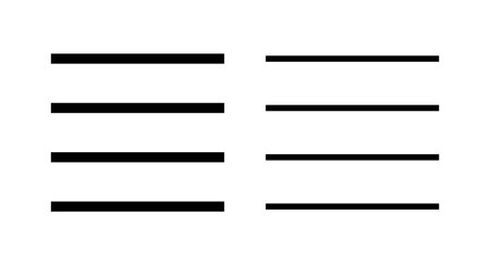 Menu Icon vector illustration. web menu sign and symbol. hamburger menu symbolのイラスト素材