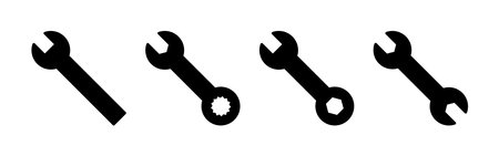 Wrench icon vector for web and mobile app. repair icon. tools sign and symbol
