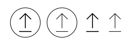 Upload icon vector for web and mobile app. load data sign and symbolのイラスト素材