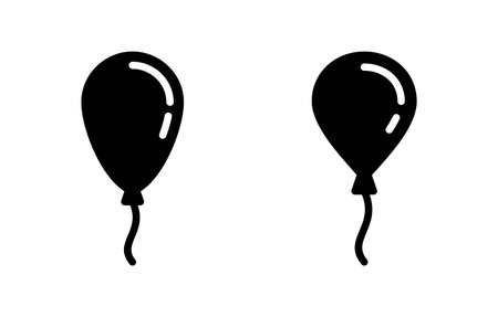 Balloon icon vector illustration. Party balloon sign and symbolのイラスト素材