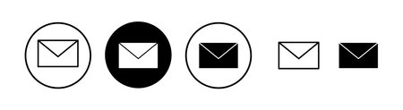 Mail icon vector illustration. email sign and symbol. E-mail icon. Envelope iconのイラスト素材
