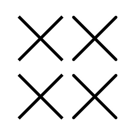 Close icon vector illustration. Delete sign and symbol. cross sign