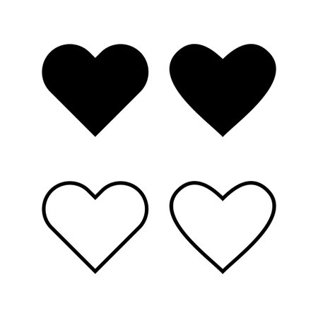 Love icon vector illustration. Heart sign and symbol. Like icon vector.のイラスト素材