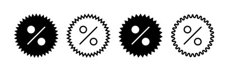 Discount icon vector for web and mobile app. Discount tag sign and symbol