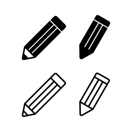 Pencil icon vector illustration. pen sign and symbol. edit icon vectorのイラスト素材