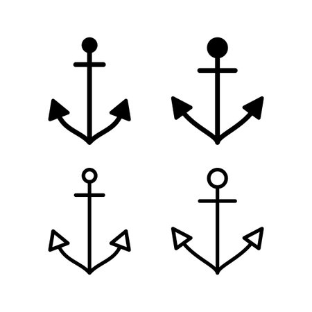 Anchor icon vector illustration. Anchor sign and symbol. Anchor marine icon.