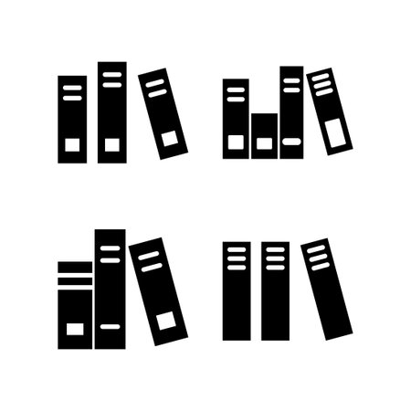 Library icon vector illustration. education sign and symbolのイラスト素材