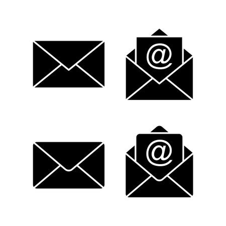 Mail icon vector illustration. email sign and symbol. E-mail icon. Envelope iconのイラスト素材
