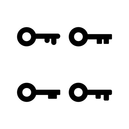 Key icon vector illustration. Key sign and symbol.のイラスト素材