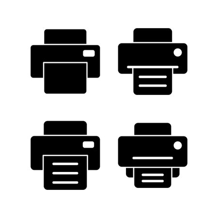 Print icon vector illustration. printer sign and symbolのイラスト素材