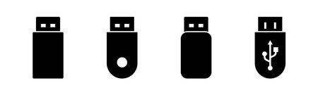 Usb icon vector illustration. Flash disk sign and symbol. flash drive sign.