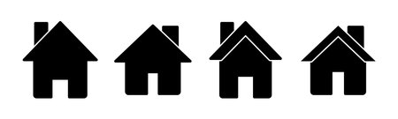 Home icon vector illustration. House sign and symbolのイラスト素材
