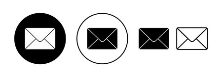 Mail icon vector for web and mobile app. email sign and symbol. E-mail icon. Envelope iconのイラスト素材