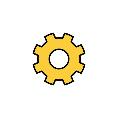 setting Icon vector for web and mobile app. Cog settings sign and symbol. Gear Signのイラスト素材