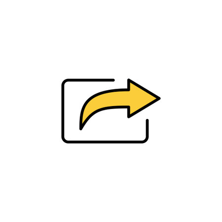 Share icon vector for web and mobile app. Sharing sign and symbolのイラスト素材