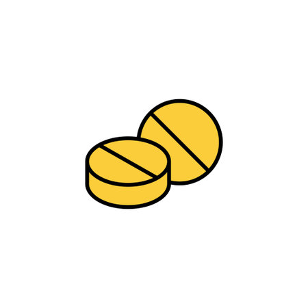 Pills icon vector for web and mobile app. capsule icon. Drug sign and symbolのイラスト素材