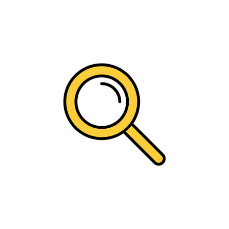 Search icon vector for web and mobile app. search magnifying glass sign and symbolのイラスト素材