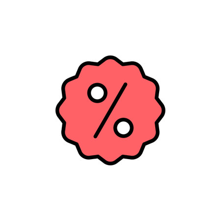 Discount icon set illustration. Discount tag sign and symbolのイラスト素材