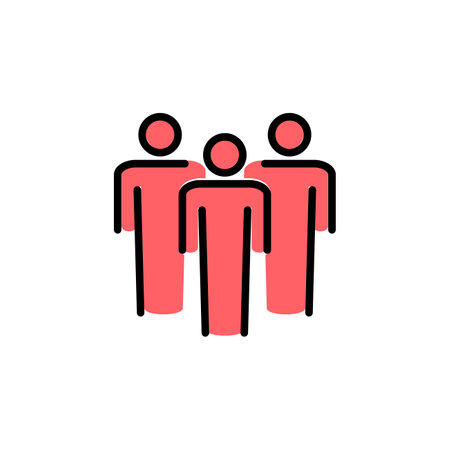People icon set  illustration. person sign and symbol. User Icon vectorのイラスト素材