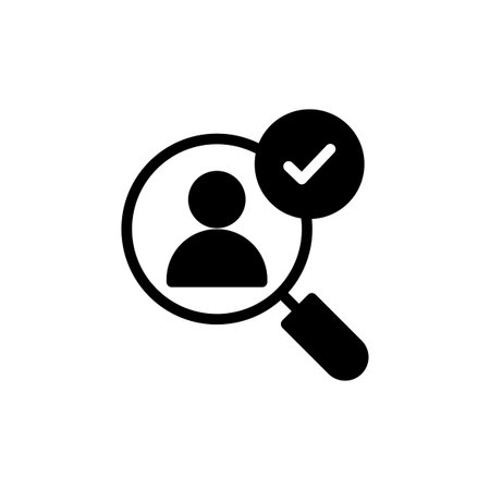 Hiring icon vector for web and mobile app. Search job vacancy sign and symbol. Human resources concept. Recruitmentのイラスト素材