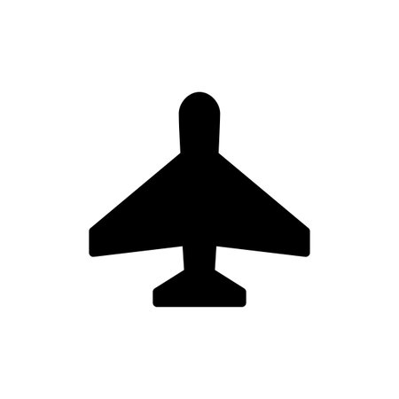 Plane icon vector for web and mobile app. Airplane sign and symbol. Flight transport symbol. Travel sign. aeroplaneのイラスト素材