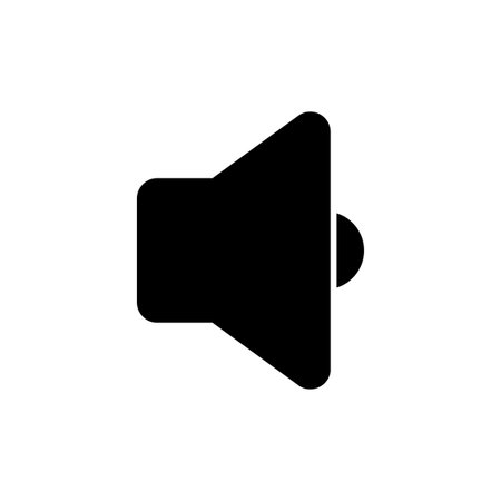 Speaker icon vector for web and mobile app. volume sign and symbol. loudspeaker icon. sound symbolのイラスト素材