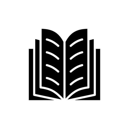 Book icon vector for web and mobile app. open book sign and symbol. ebook iconのイラスト素材