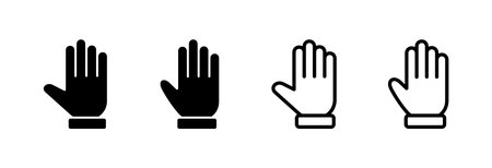 Hand icon vector illustration. hand sign and symbol. hand gestureのイラスト素材