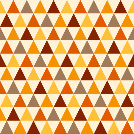 Retro triangle seamless pattern. Geometric background. Vector illustrationのイラスト素材