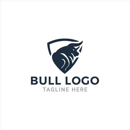 Abstract Bull Logo Design Vector Templateのイラスト素材